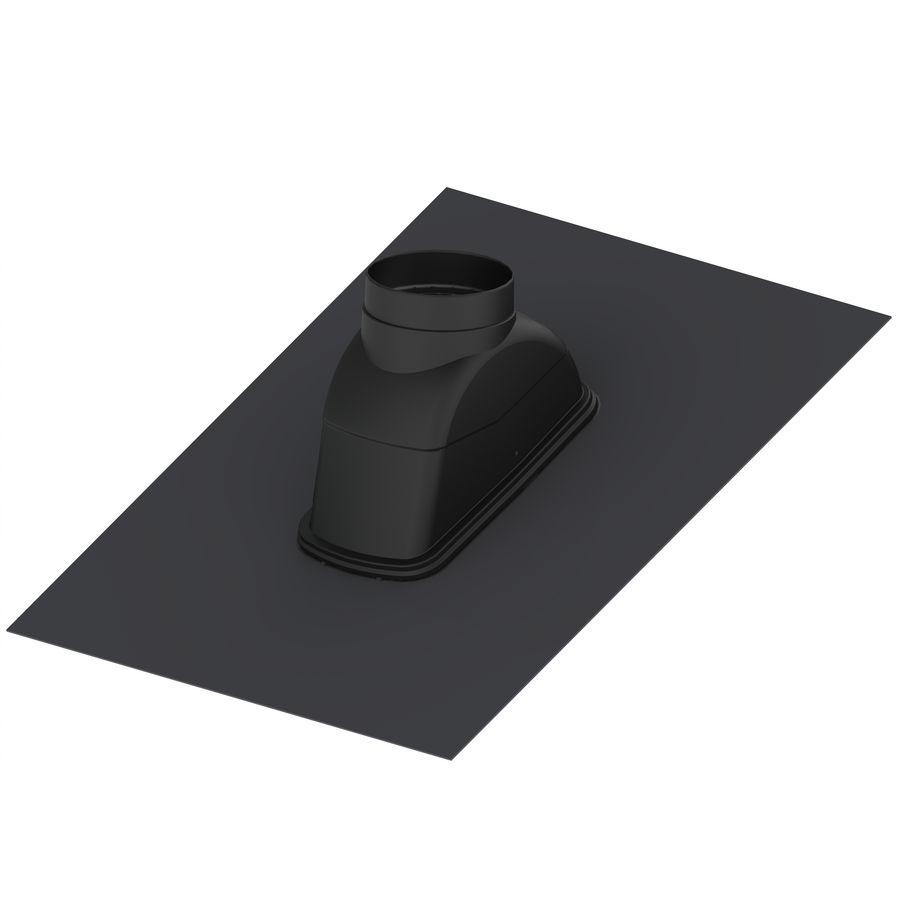 DX Doorvoerpan 210 Zwart Burgerhout