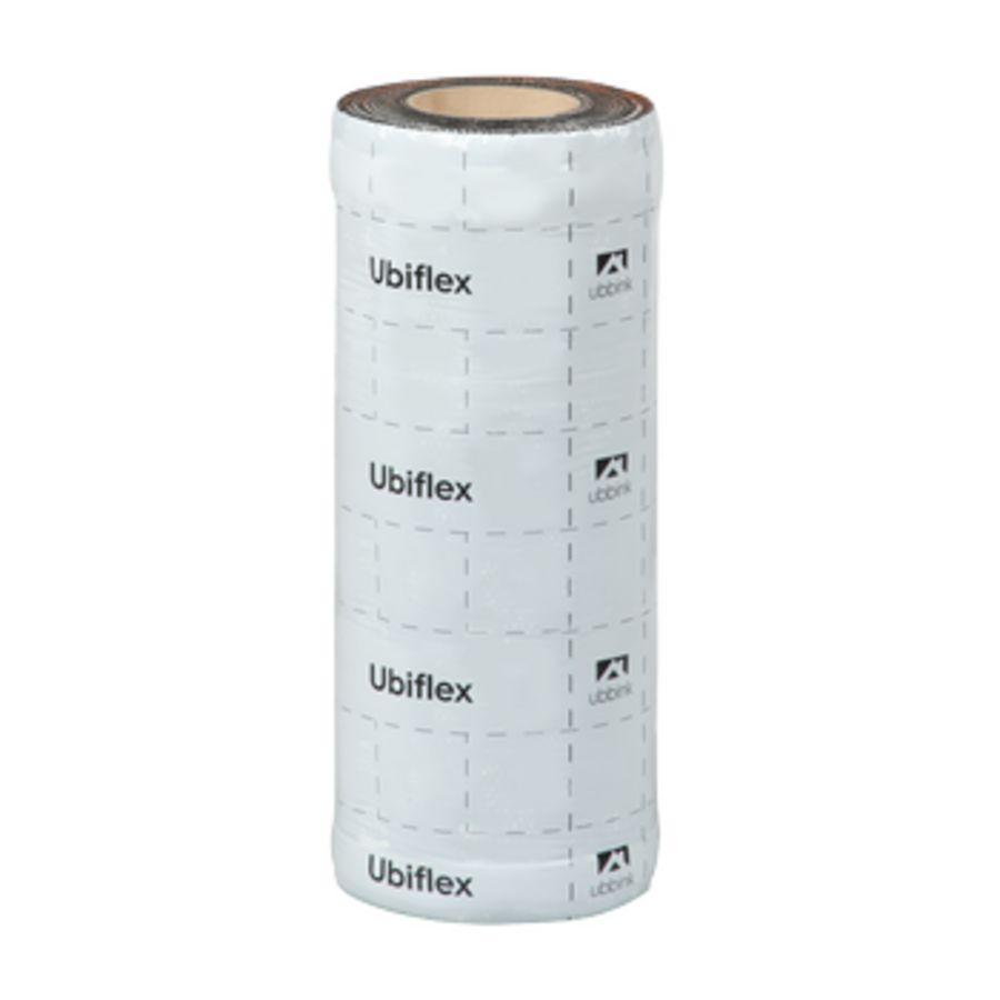 Rol a 5mtr. UBIFLEX FINIO loodvervanger 400mm zelfklevend rood Ubbink