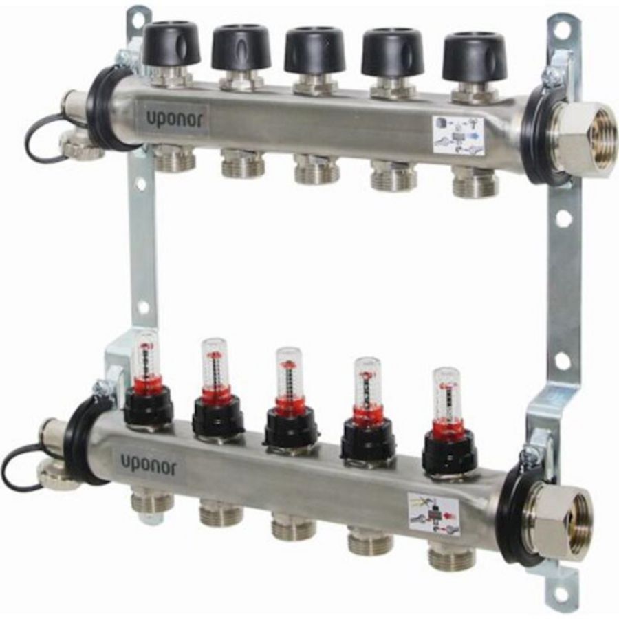 Verdeler Smart S FM 12-groeps 3/4 euro Uponor