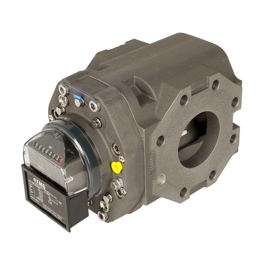 Rotorgasmeter FMR G100 DN80 PN16 meetbereik 1-160m³/h gAvilar