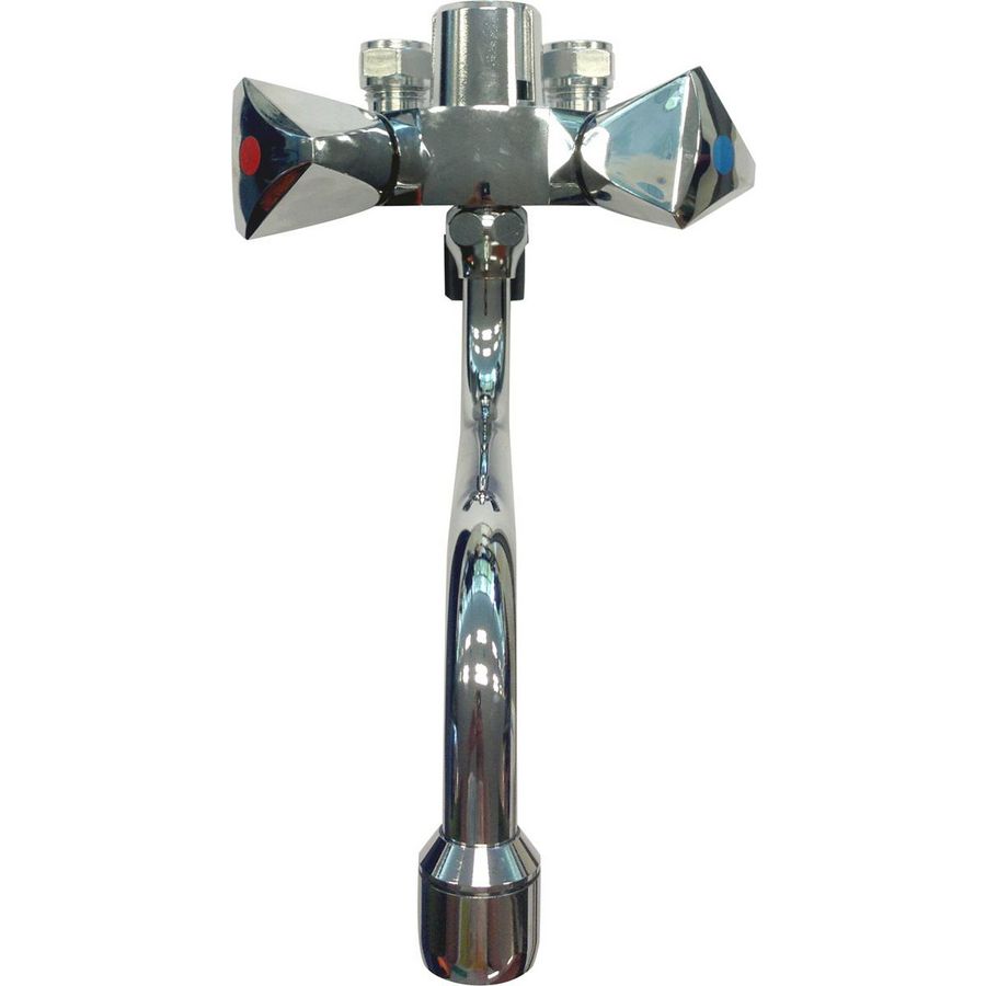 Inlaatwandmengkraan 1/2"aansl.  met onderuitloop sprong 225mm Itho Daalderop