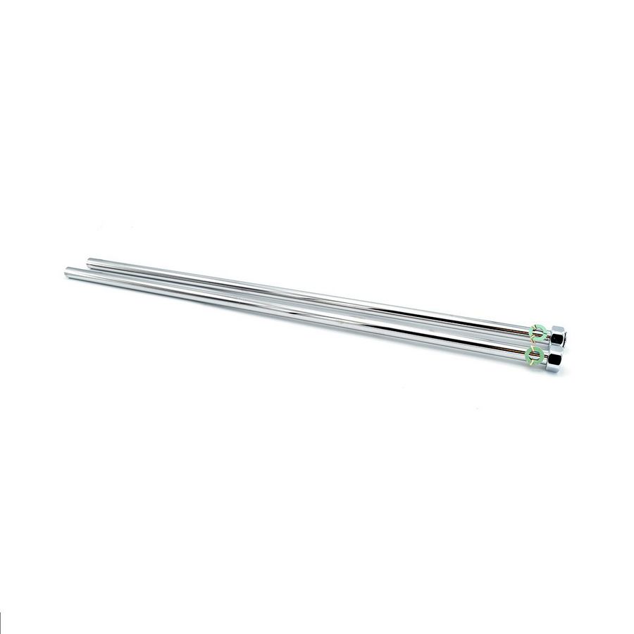 Set a 2st. Aansluitbuis 15mm x 620mm recht spie x moer 1/2 Itho Daalderop