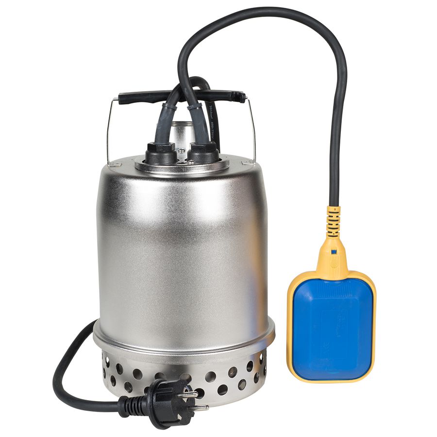 Dompelpomp rvs Sanisub steel 50A met vlotter Sanibroyeur