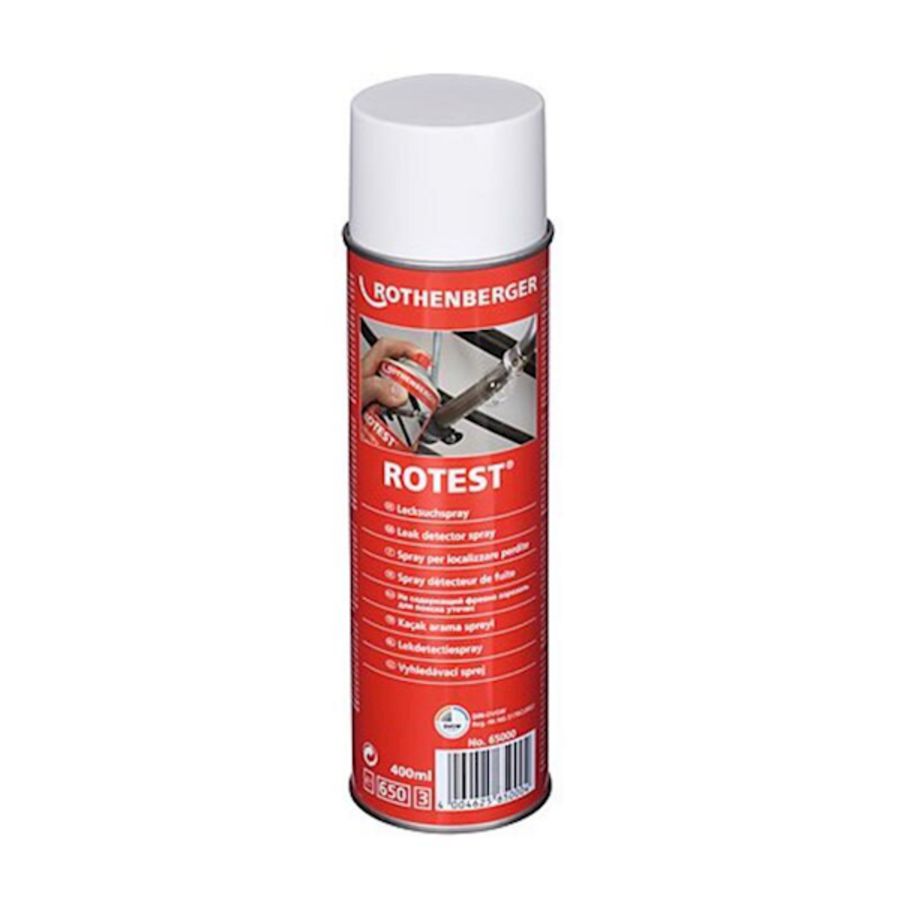 Gaslekzoekspray ROTEST spuitbus 400 ml VVE=12 ROTHENBERGER