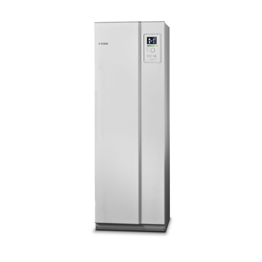 Warmtepomp (brine)water/water combi F1253-6 PC EM (3x 400V) incl. ingebouwde rvs boiler 180ltr. + EnergieMeter NIBE