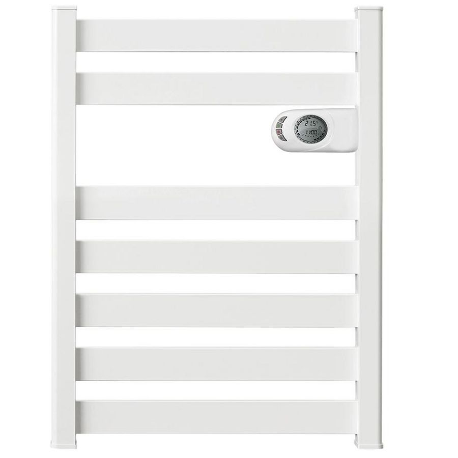 Elektr. badkamerradiator ZION vloeistofvrij 658x508mm 500W wit RAL9010 DRL