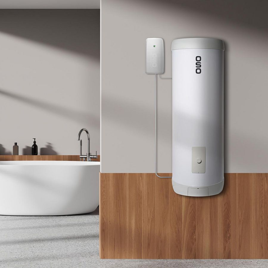 Thermische batterij /elektrische rvs boiler met slimme regelunit WALLY CHARGE 100liter 2kW MASTERWATT