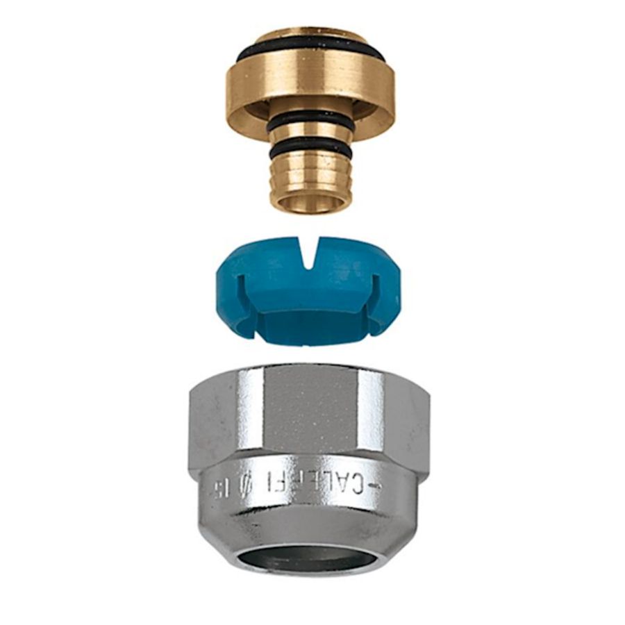 Koppeling Darcal 681 3/4" v. kunstofbuis 13,5-14mm inw./18-20mm uitw. Caleffi