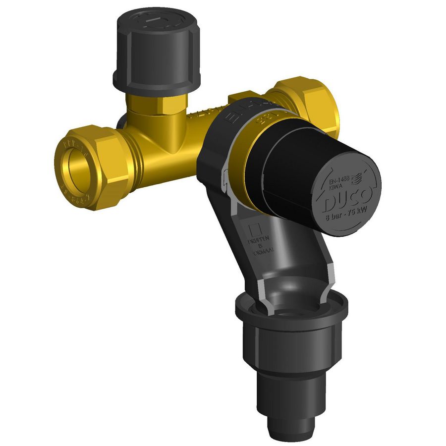 Inlaatcombinatie DUCO 15mm knel 8bar k PenTec