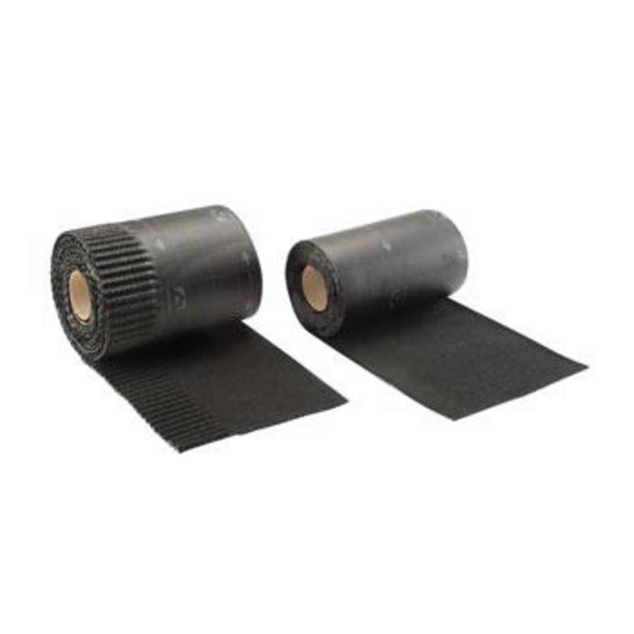 Rol a 12mtr. UBIFLEX loodvervanger 200mm zwart Ubbink