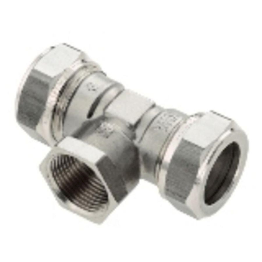 T-koppeling verlopend knel vertind 22x1/2" bn.x22mm KIWA/Gastec Bonfix