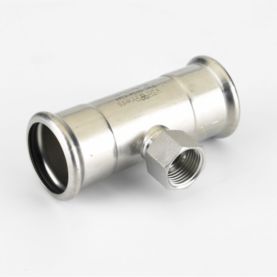 T-koppeling verlopend Xpress RVS 76,1x2"bn.x76,1mm R2718 (test cth) VSH