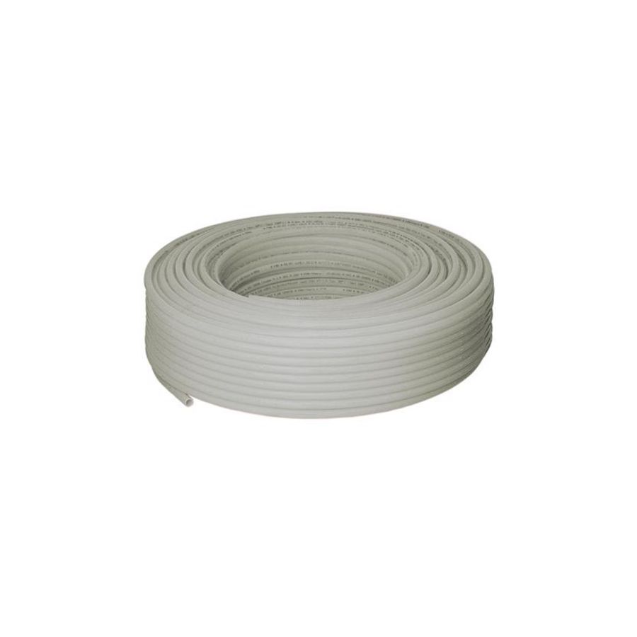 Rol a 200mtr. meerlagenbuis 5 lagen vloerverwarming PE-RT 16x2mm wit Henco