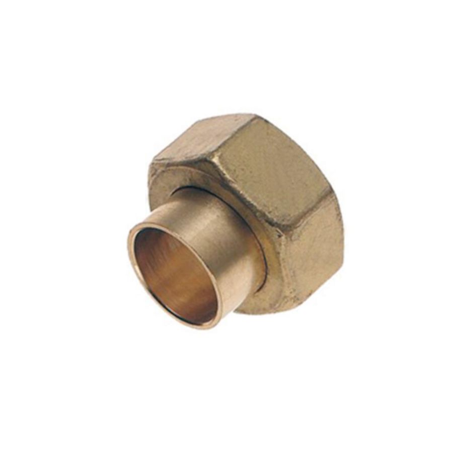 2-delige koppeling mess. soldeer 12x1/2"bn. KIWA VVE=5 Bonfix