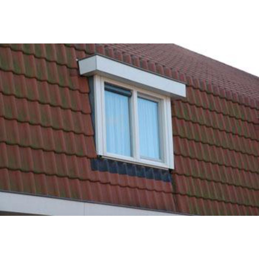 Rol a 12mtr. UBIFLEX loodvervanger 150mm zwart Ubbink