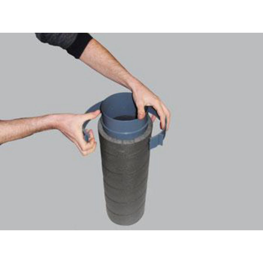 Koppelstuk Aerfoam HR-WTW KS 150mm grijs Ubbink