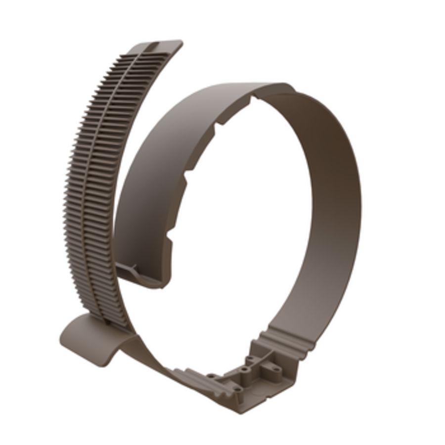 Muurbeugel Aerfoam geschikt voor 160mm/180mm/200mm Ubbink