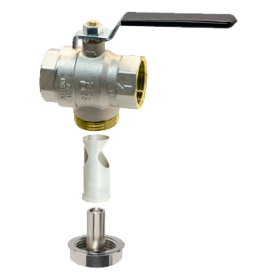 Wegkogelafsluiter-2+magn. 1.1/2" bn.x1.1/2" bn. Protherm