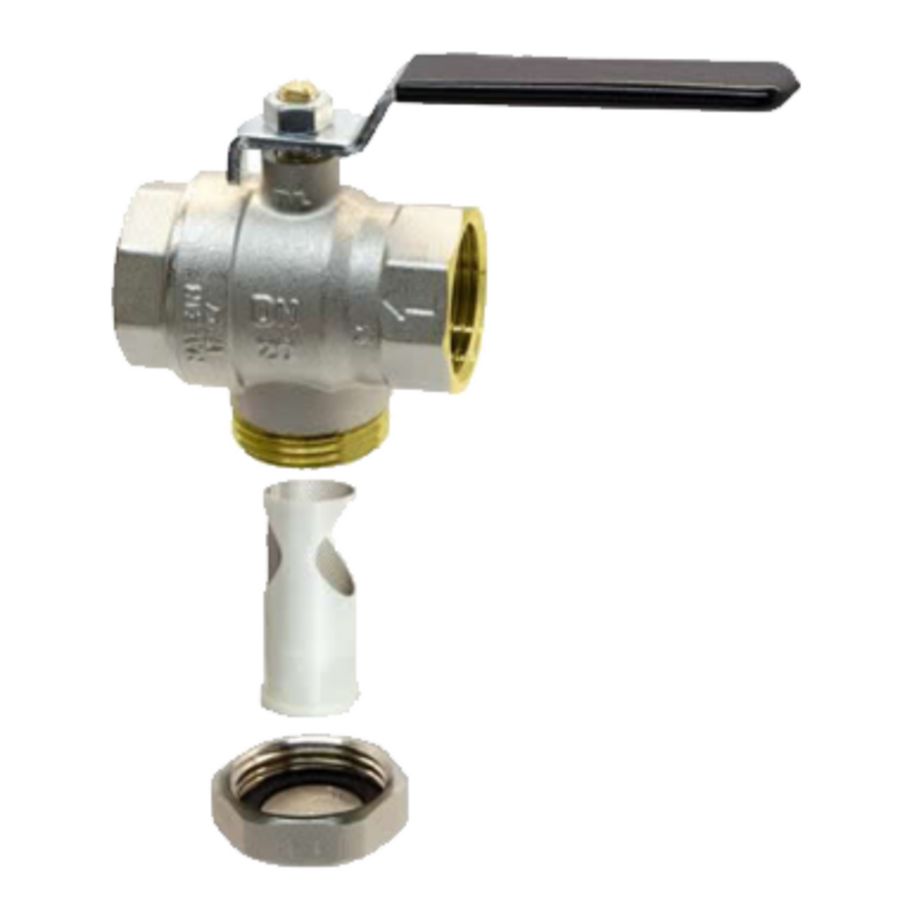 Wegkogelafsluiter-2+filter 1.1/2" bn.x1.1/2" bn. Protherm
