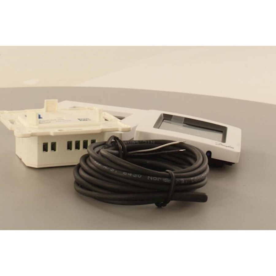 Klokthermostaat Ectemp Touch wit tbv elektr. vloerverwarming Danfoss