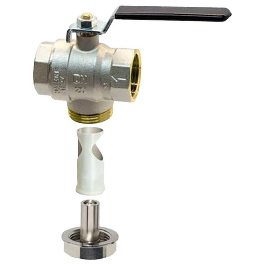 Kogelkraan BKFM50 met Filter & Magneet F/F 2" Watts