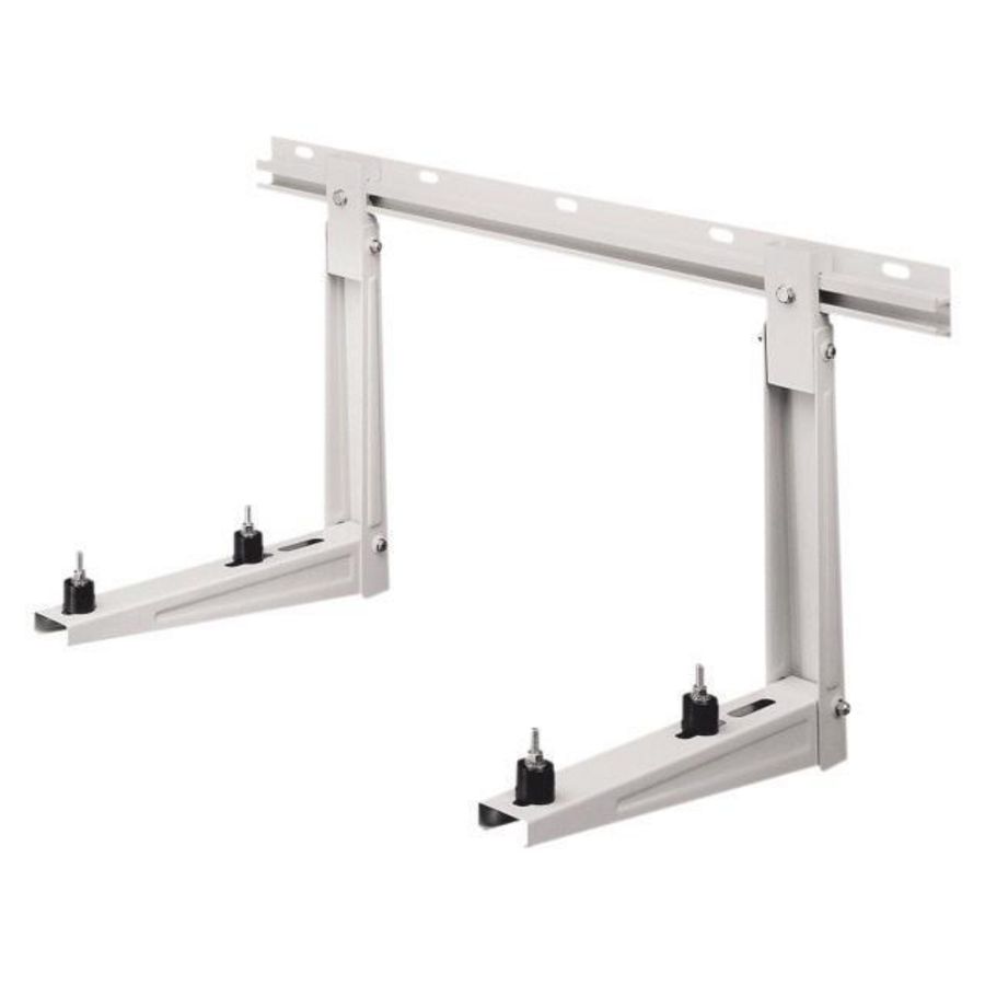 Wandbeugel MS219 wit inhaakarmen 550x375mm met alu. wandrail 1000mm max. 140kg incl. bevestigingsmateriaal Rodigas