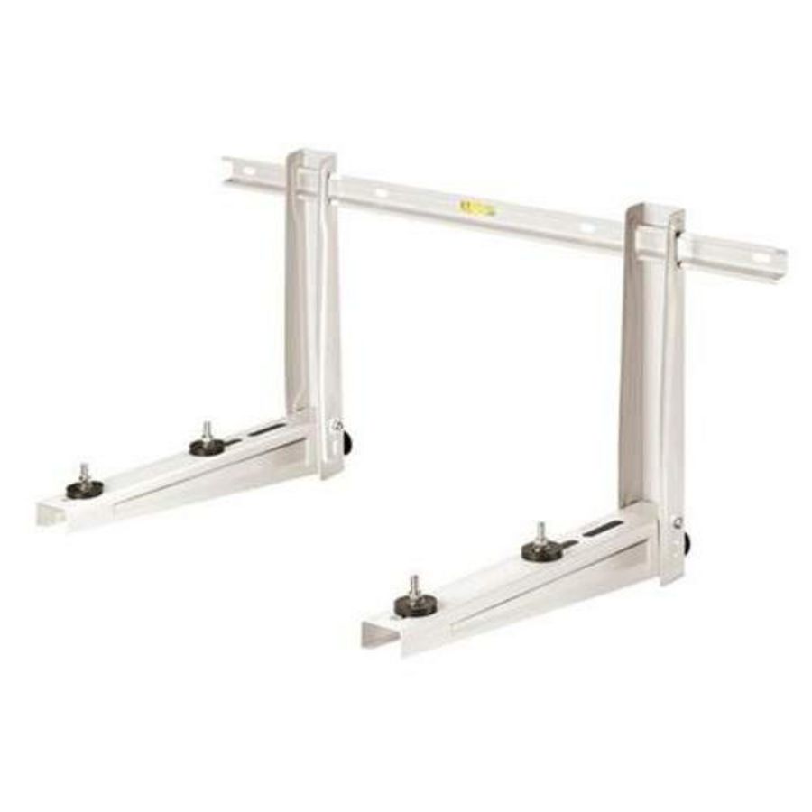 Wandbeugel MS253 wit schuifarmen 465x375mm met wandrail 800mm max. 140kg incl. bevestigingsmateriaal Rodigas