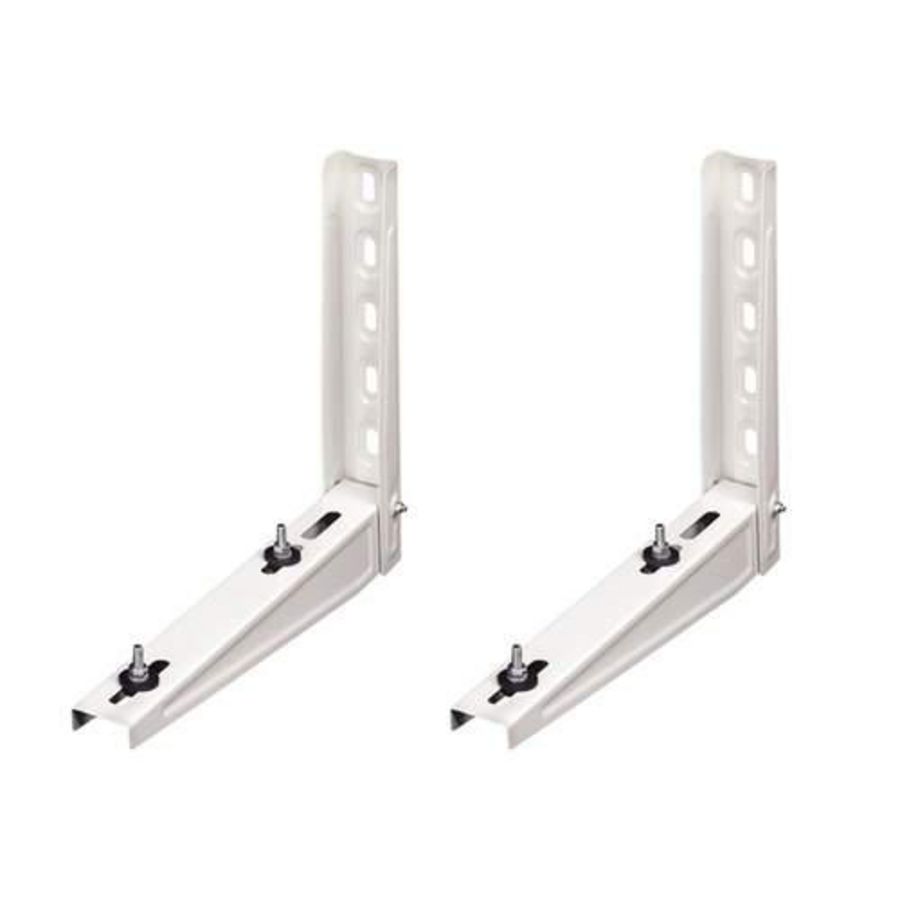 Set a 2 st. wandbeugel MS117 wit 465x375mm incl. bevestigingsmateriaal Rodigas