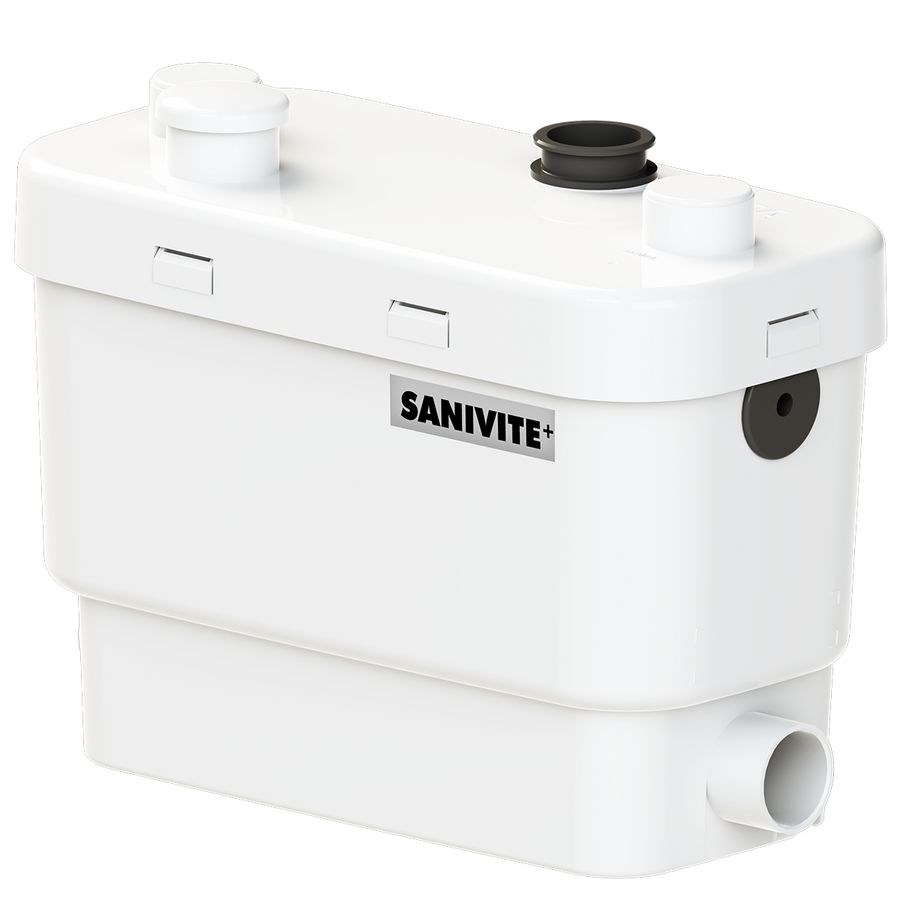 Vuilwaterpomp Sanivite Silence tbv douche/wastafel/wasmach Sanibroyeur