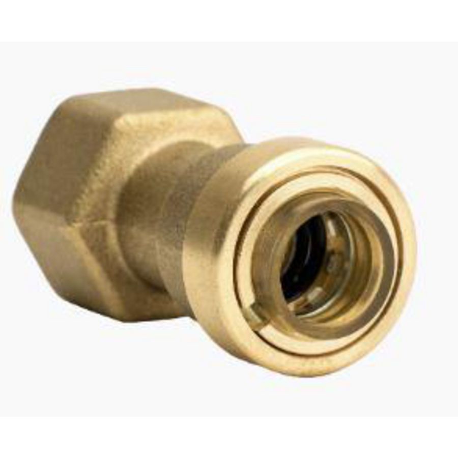 Stekkoppeling / Flare pushfitting RAPID-O 3/8" VVE=5 Castel Engineering
