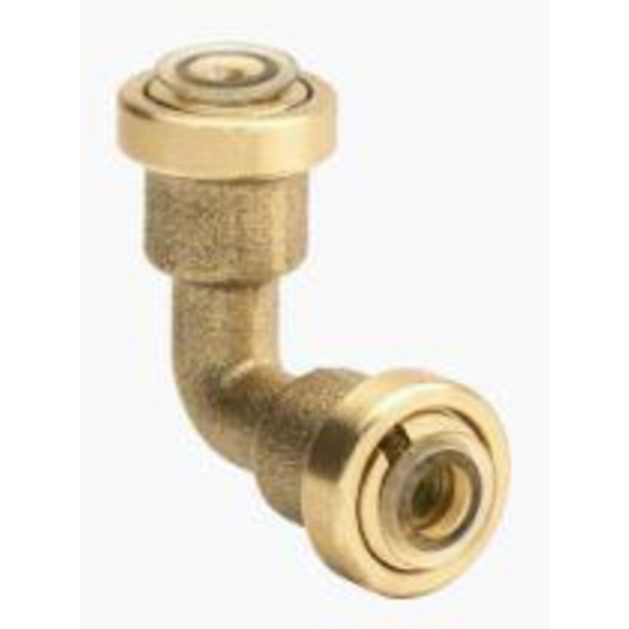 Bochtkoppeling 90° pushfitting RAPID-O 1/4"x1/4" VVE=5 Castel Engineering