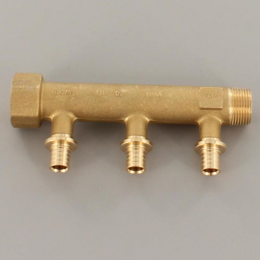 Verdeler RAUTITAN LX 2-groepen 3/4"bn.dr.xbt.dr. 16x2,2mm REHAU