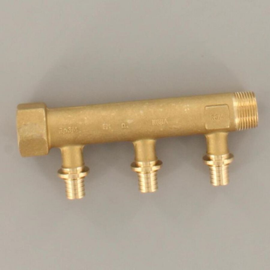 Verdeler RAUTITAN LX 2-groepen 3/4"bn.dr.xbt.dr. 16x2,2mm REHAU