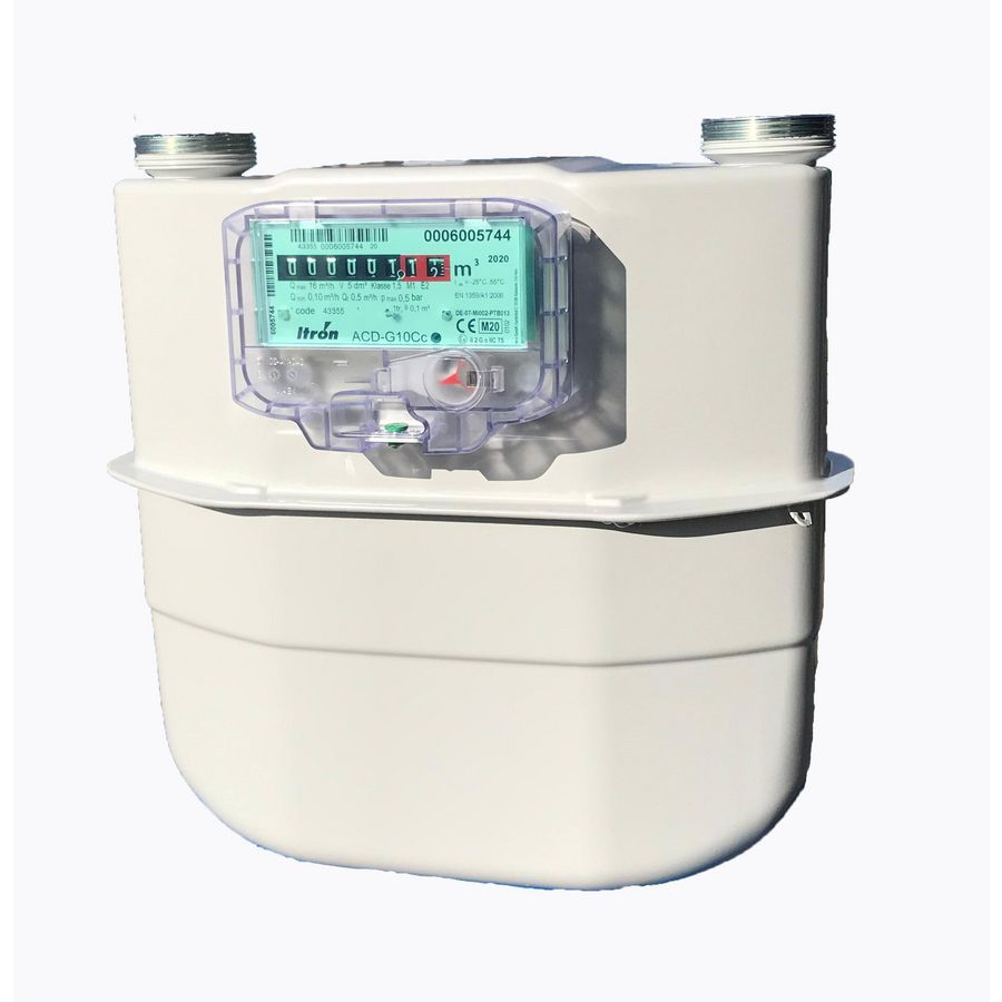 Balgengasmeter G10 1.1/4" 16 Nm³/h hoh 250mm excl. koppelingen Itron