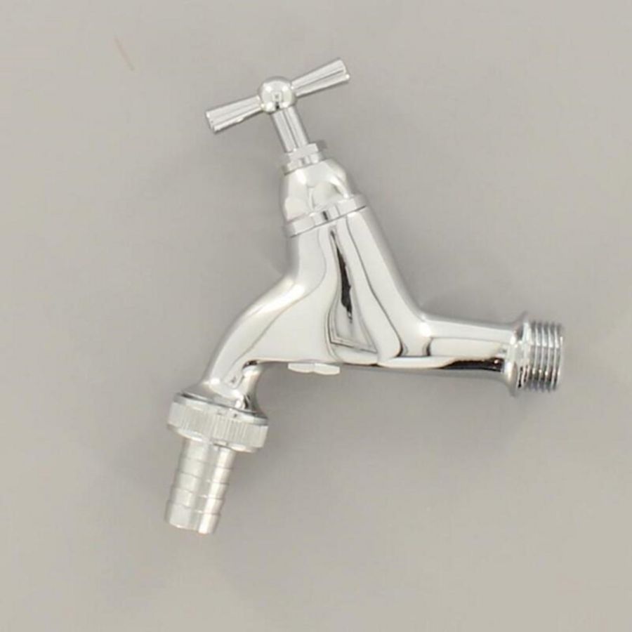 Beluchterkraan chroom krukbed. + slangwartel 1/2"bt. k BPE