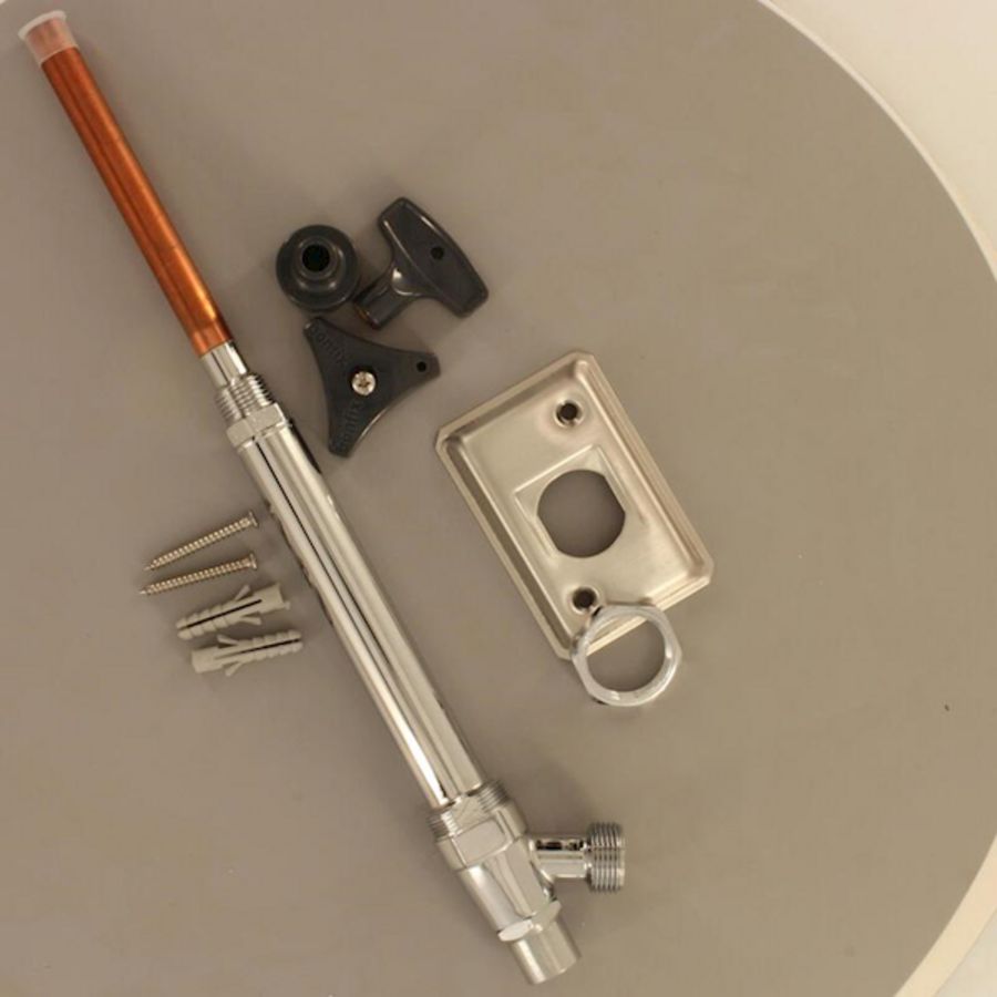 Vorstvrije gevelkraan 2.0 knopbediend 170-320mm Bonfix