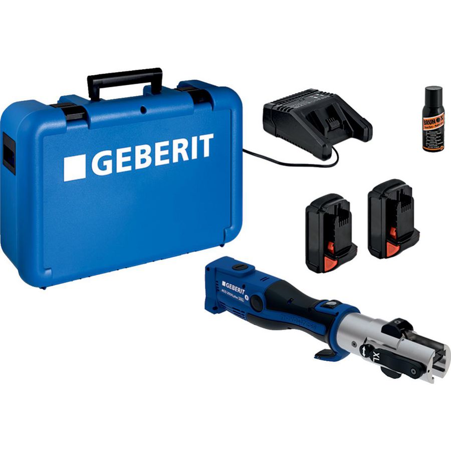 Persmachine ACO203XL accu 5Ah comp. [XL] in koffer Geberit
