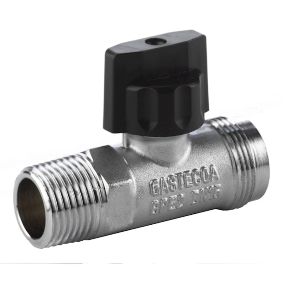 Gasaansluitkraan vern. recht M24x1/2"bt. Gastec BPE