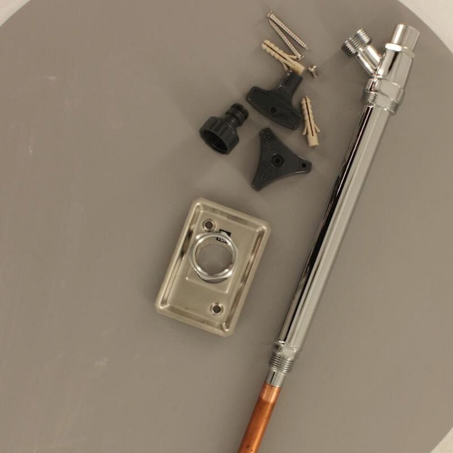 Vorstvrije gevelkraan 2.0 knopbediend 230-500mm Bonfix
