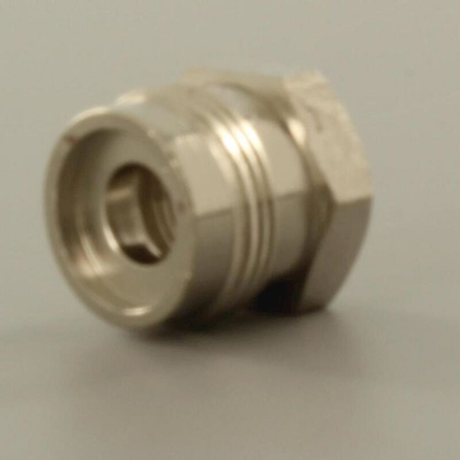 Gasaansluitstuk chroom recht model 3/8"bn.xM24bt. Bonfix