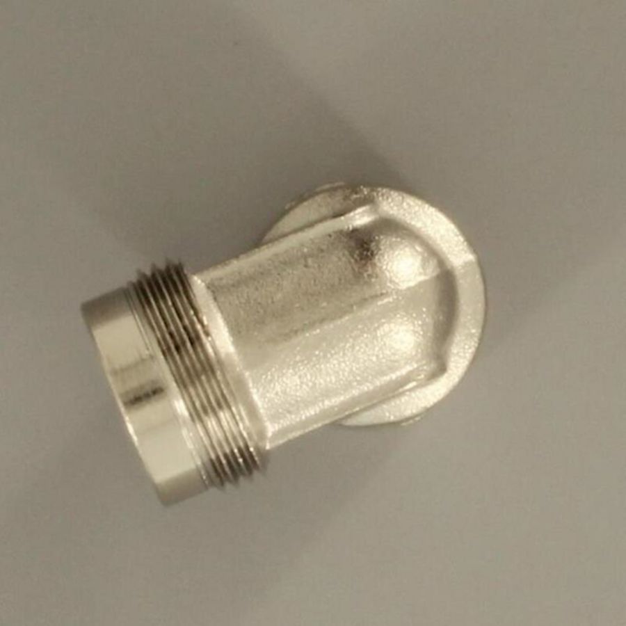 Gasaansluitstuk chroom haaks model 1/2"bn.xM24bt. Bonfix