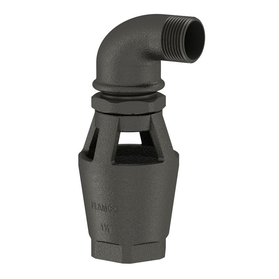 Overlooptrechter gietijzer 1"x1.1/2"bt.xbn. Flamco