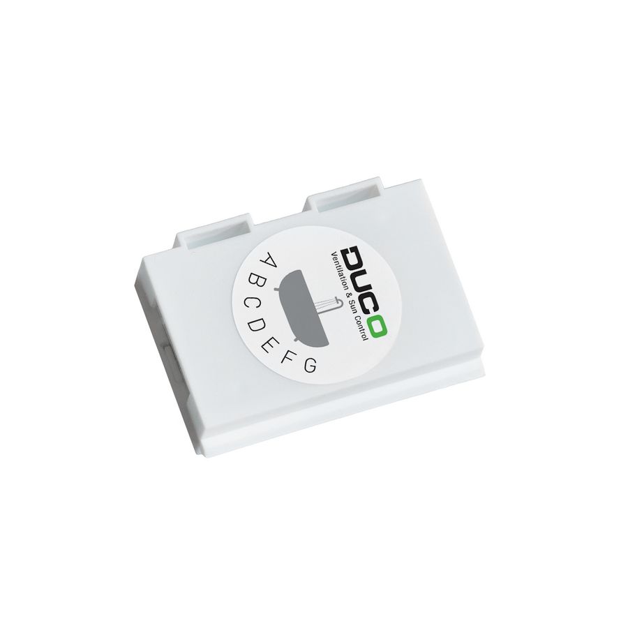 Boxsensor vocht DucoBox Energy Premium relatieve vochtigheid DUCO