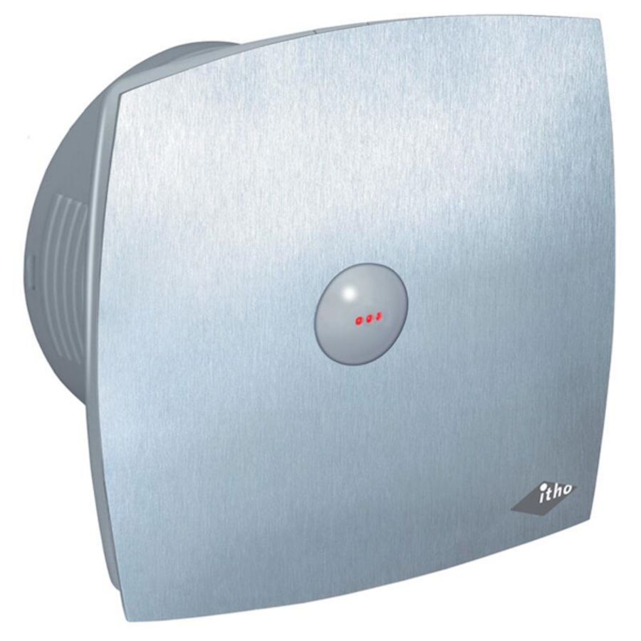 Badkamerventilator BTV 400 wit nadraaitimer 100mm Itho Daalderop