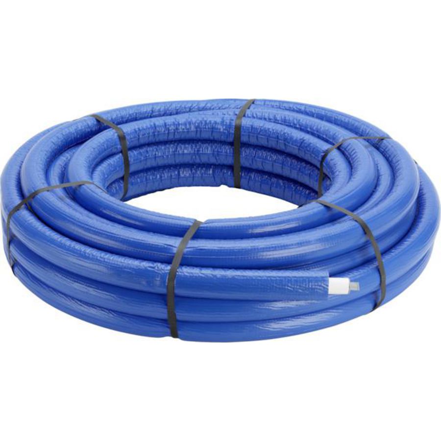Rol a 25mtr. meerlagenbuis SMARTPRESS 32x3,2mm blauw isolatie 9mm 4705.6 Viega
