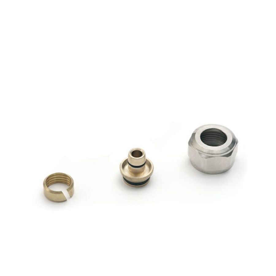 Klemschroefkoppeling 17x2,0mm R 3/4" EC - stuksverpakking REHAU