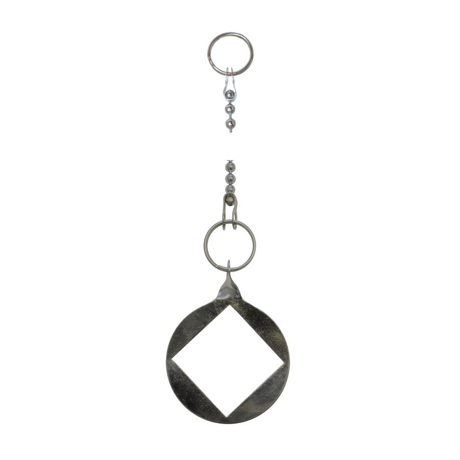 Kogelketting chroom m. plaatje tbv bev. onder 1-gatskraan de Beer