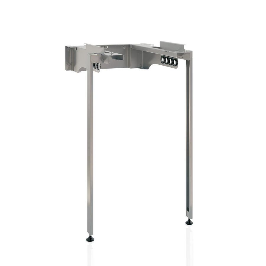Muurframe staand EXT WPV 3G, met extra leidingruimte achter voorraadvat incl. steunpoten Itho Daalderop