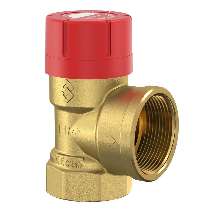Veiligheidsventiel Prescor 1.1/4"bn. 4bar Flamco