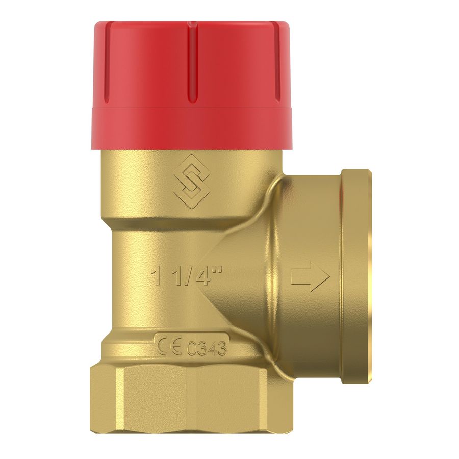 Veiligheidsventiel Prescor 1.1/4"bn. 4bar Flamco